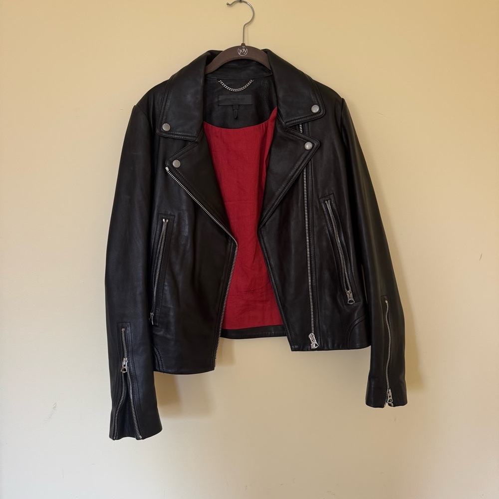 rag & bone Black Leather Jacket